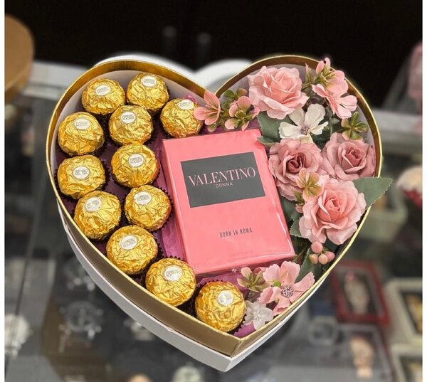 Coffret Cadeau Parfum et Chocolats