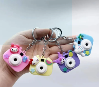 Cute Silicon Key Chain for Bags  Camera