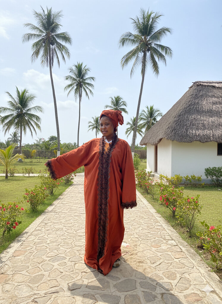 Caftan élégant en dentelle