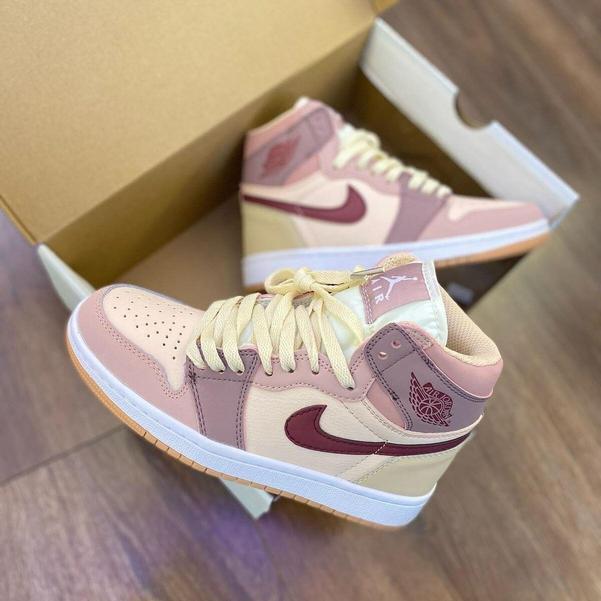 Baskets Air Design Mode Rose