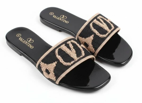 Sandales noires VALENTINO