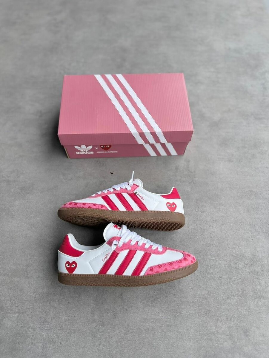 Baskets adidas roses tendance