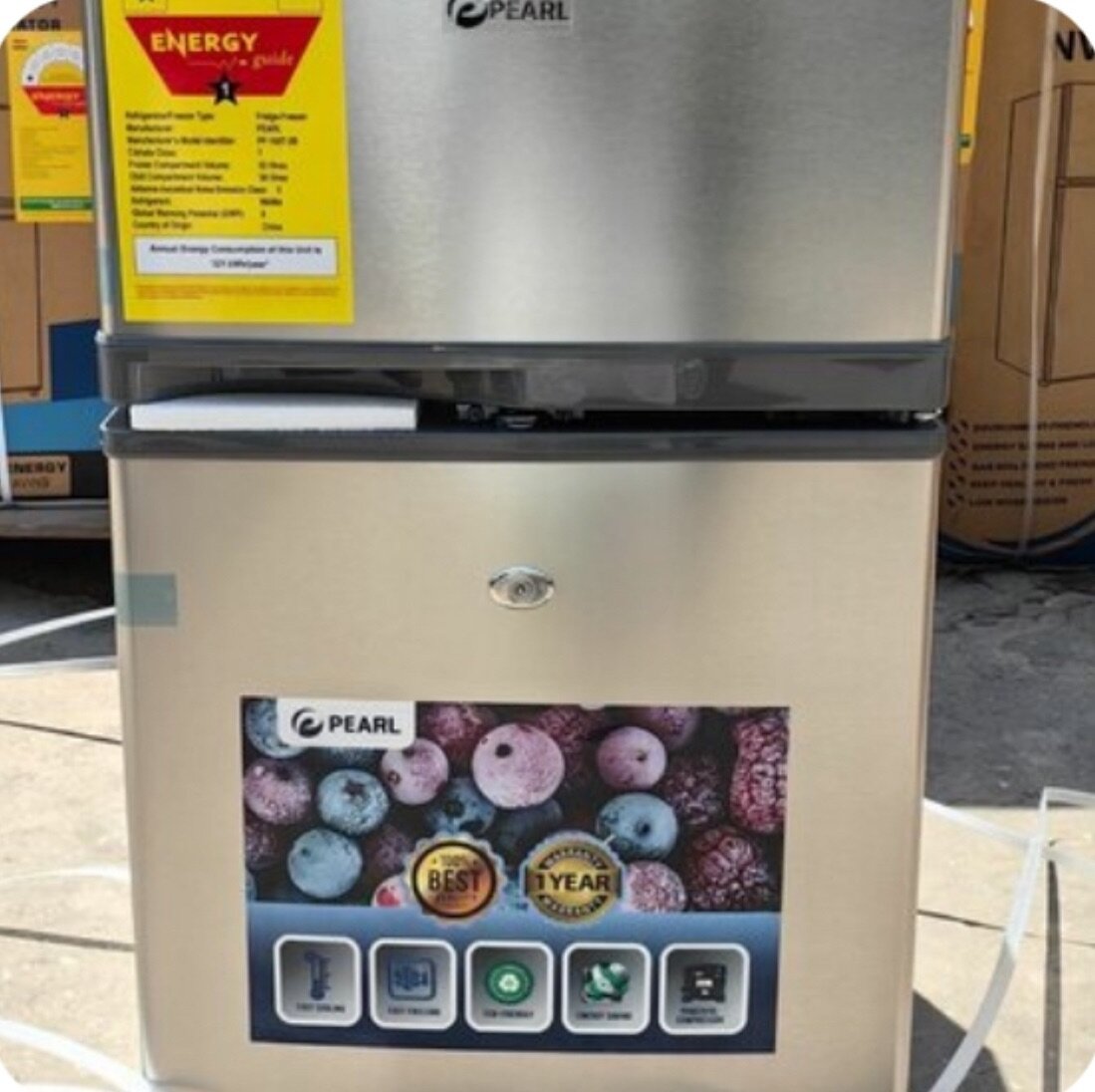 Pearl table top double door