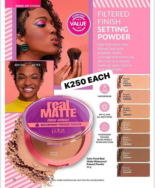 FILTERED FINISH SETTING POWDER