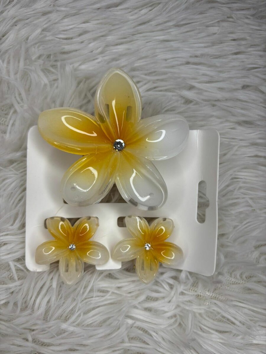 Épingles à cheveux fleurs colorées