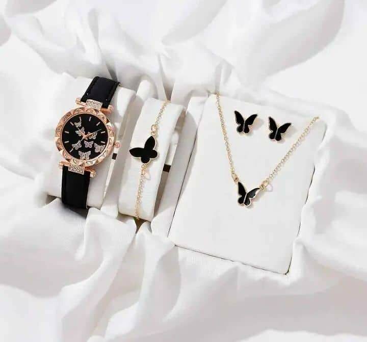 Montre Papillon Ensembles Bijoux