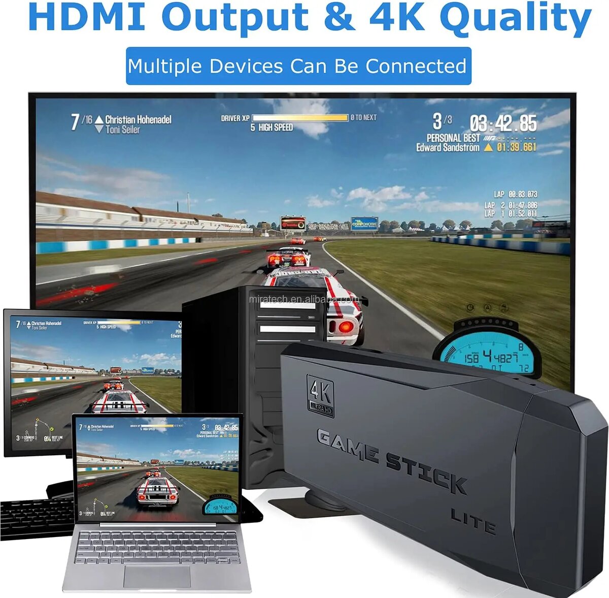 Console de Jeu 4K Sans Fil