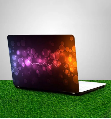 Color Bokeh Laptop Back Skin Sticker-Laptop Back Skin-Laptop Skin Vinyl Sticker Decal, 13 13.3 14.6 15 15.4 15.6 inch Laptop Skin Sticker Cover For All Laptops