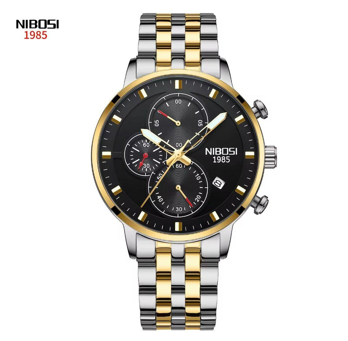 Montre chronographe NIBOSI homme