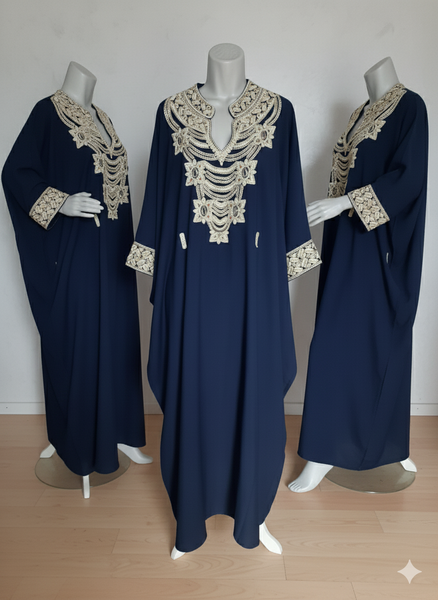 Boubou noir  élégant