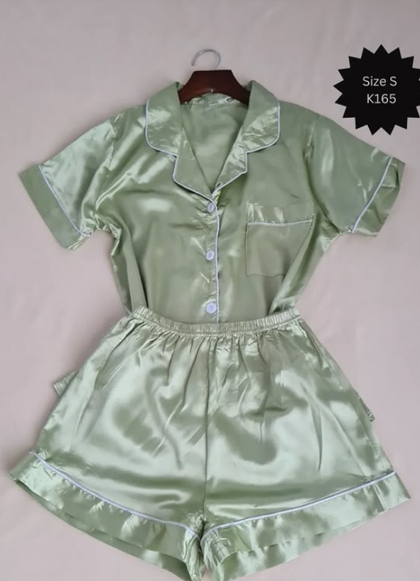 shirt and shorts green