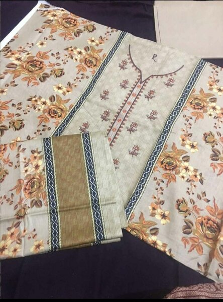 3 pc lawn suit
