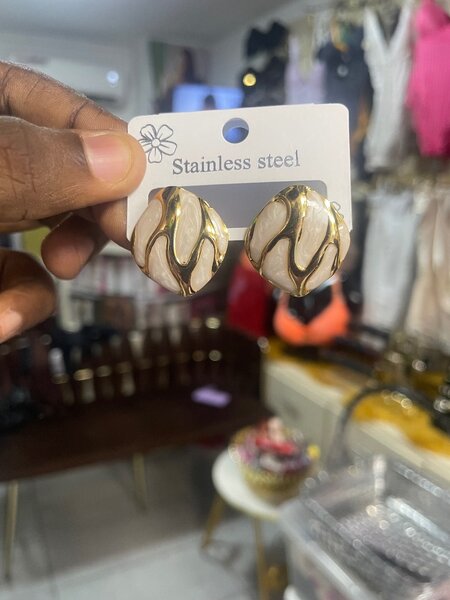 Boucles d'oreilles acier inoxydable