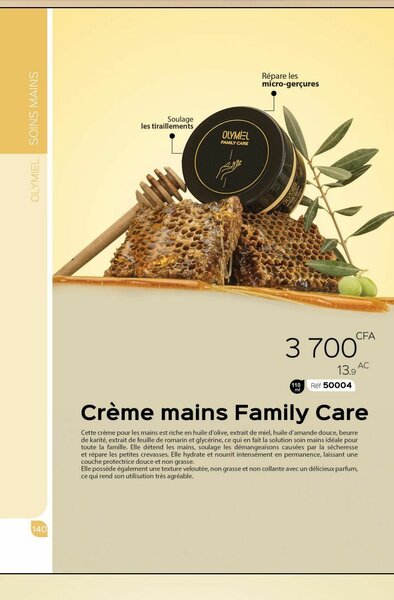 Crème Mains Family Care - Soin Hydratant pour les Mains