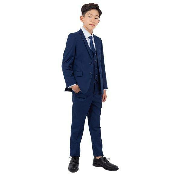 Costume garçon élégant bleu