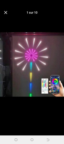 Lumière LED  multicolore