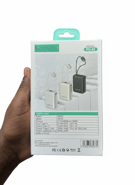 Batterie externe SOVO 20000mAh