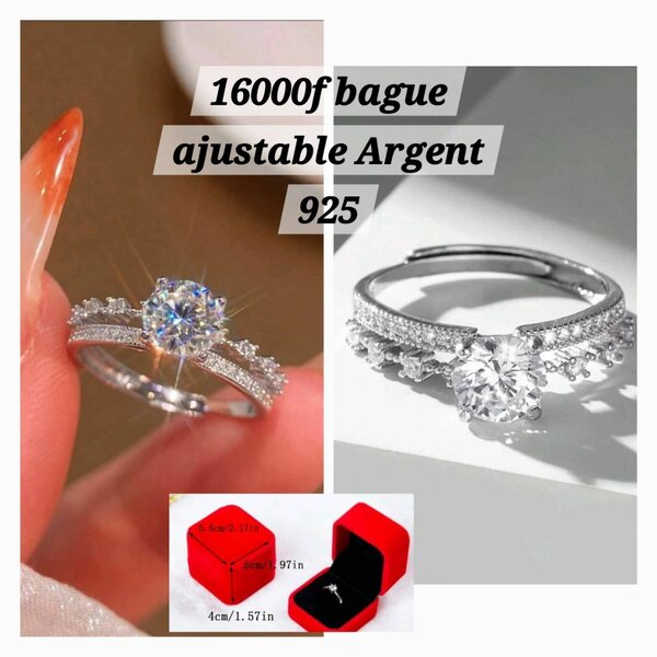 Bague ajustable Argent 925