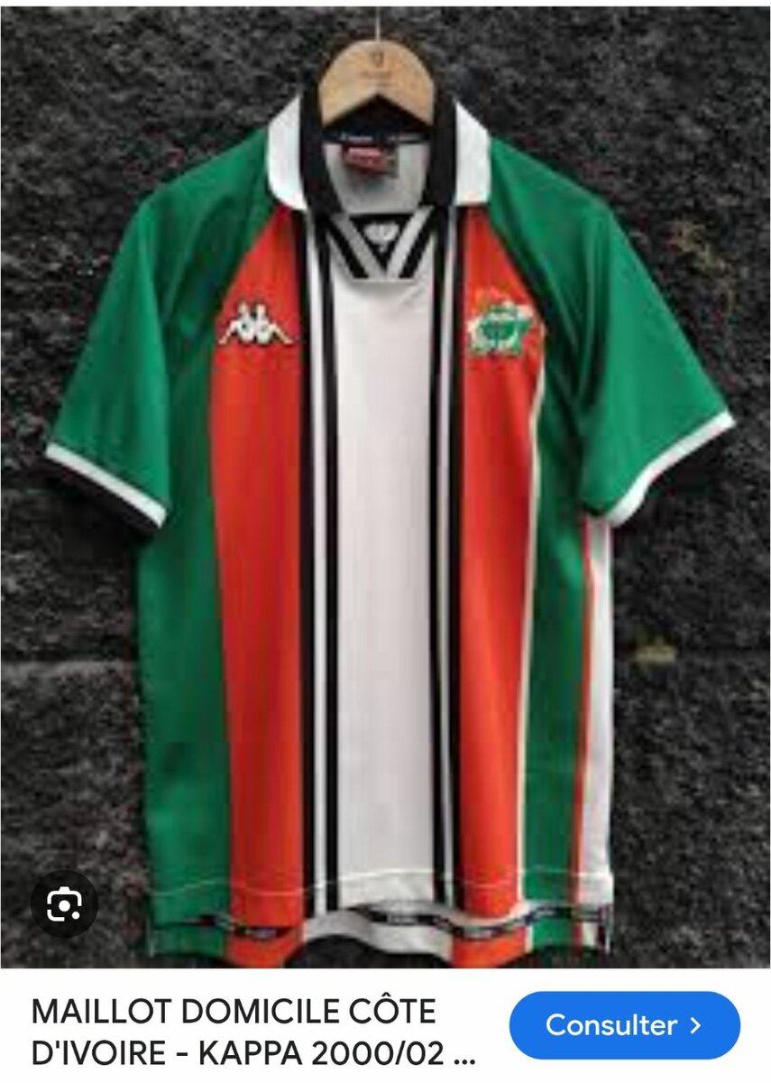 Maillot Côte d'Ivoire Kappa