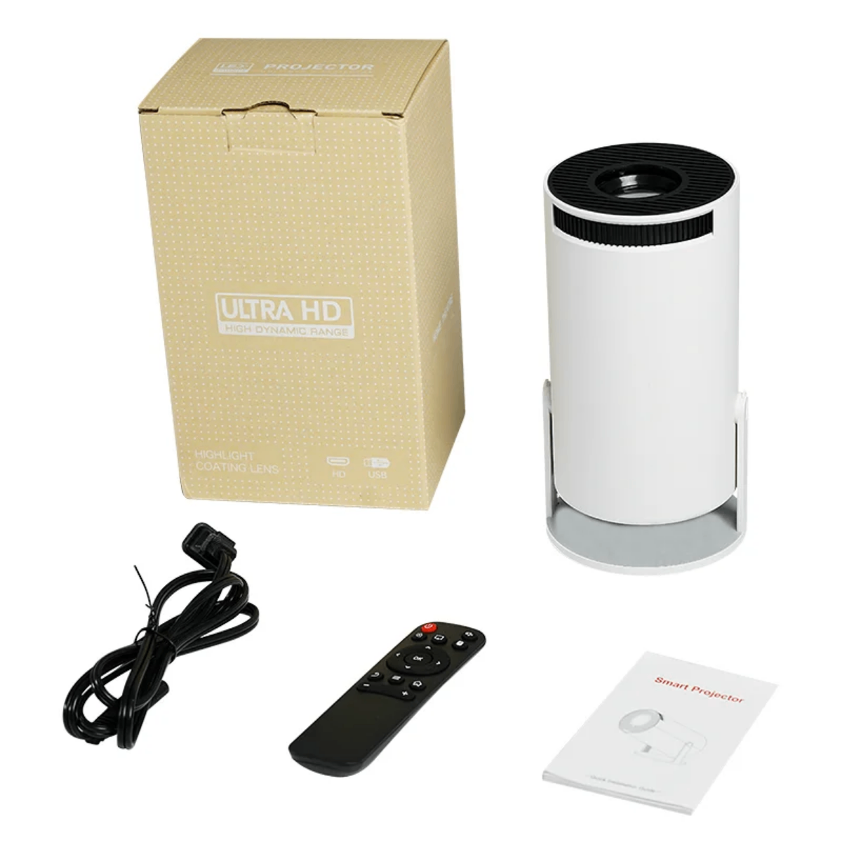 Projecteur LED Ultra HD Portable