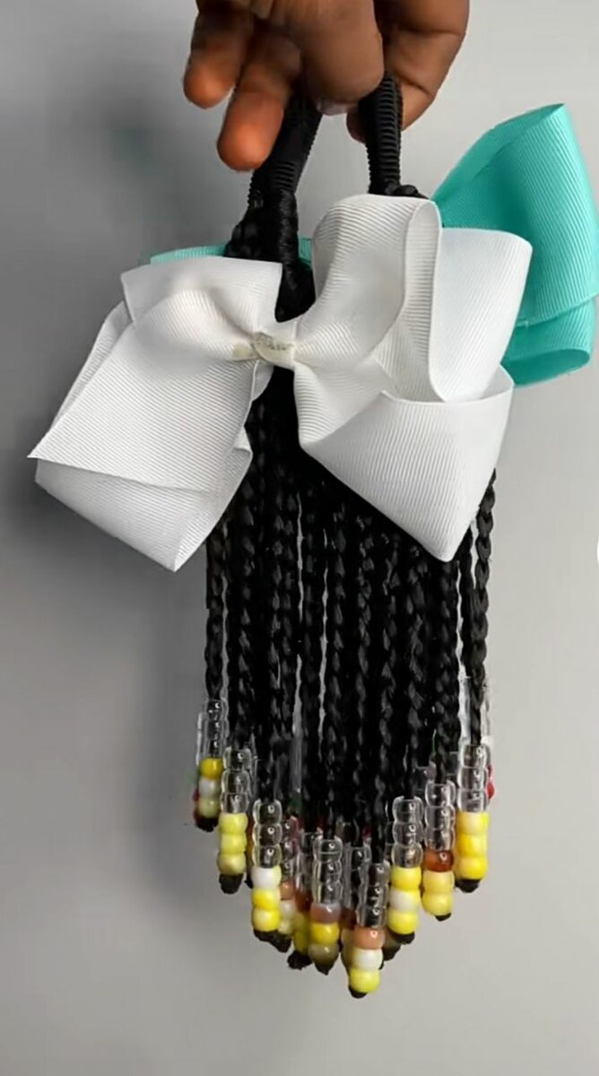 Extensions Tressées avec Perles