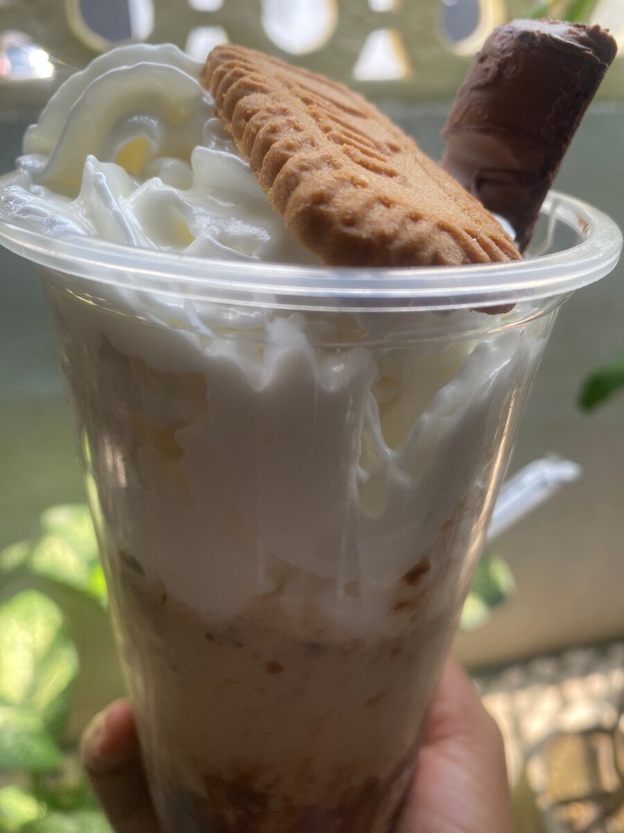 Milkshake gourmand spéculoos