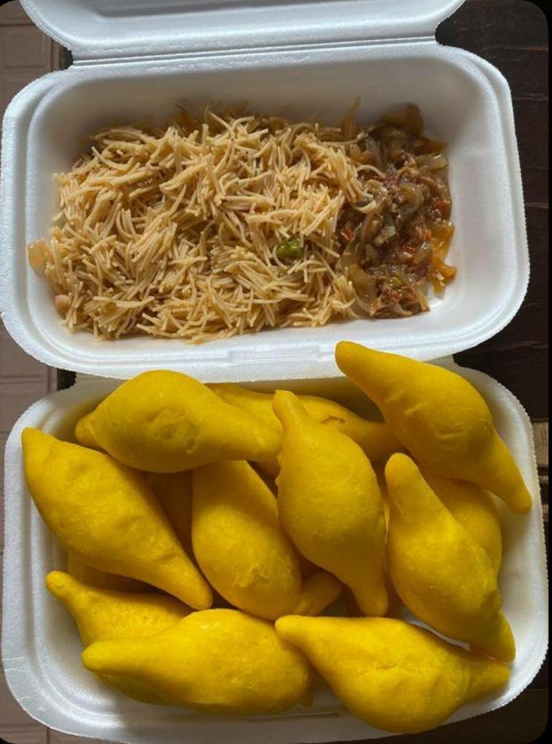 Beignets jaune jaune