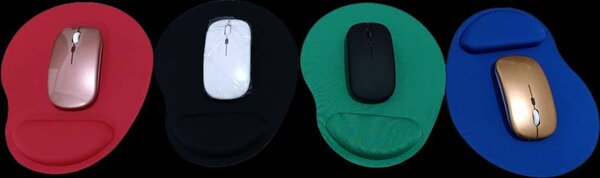 Souris lumineuse Bluetooth ultra mince 2.4 GHz +tapis