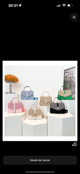 Sac élégant en cuir