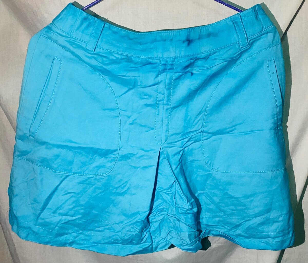Jupe-short bleu pour femmes