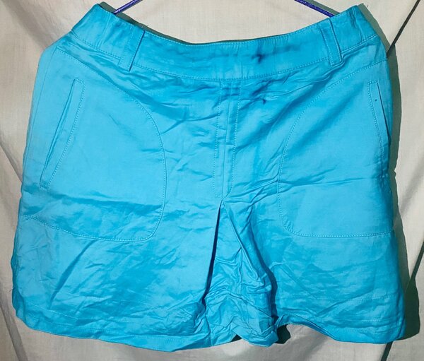 Jupe-short bleu pour femmes