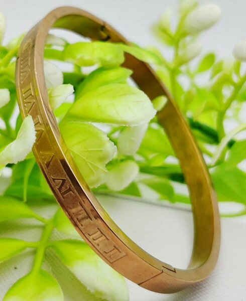 Adjustable Roman Numeral Bracelet  Adjustable And Imported