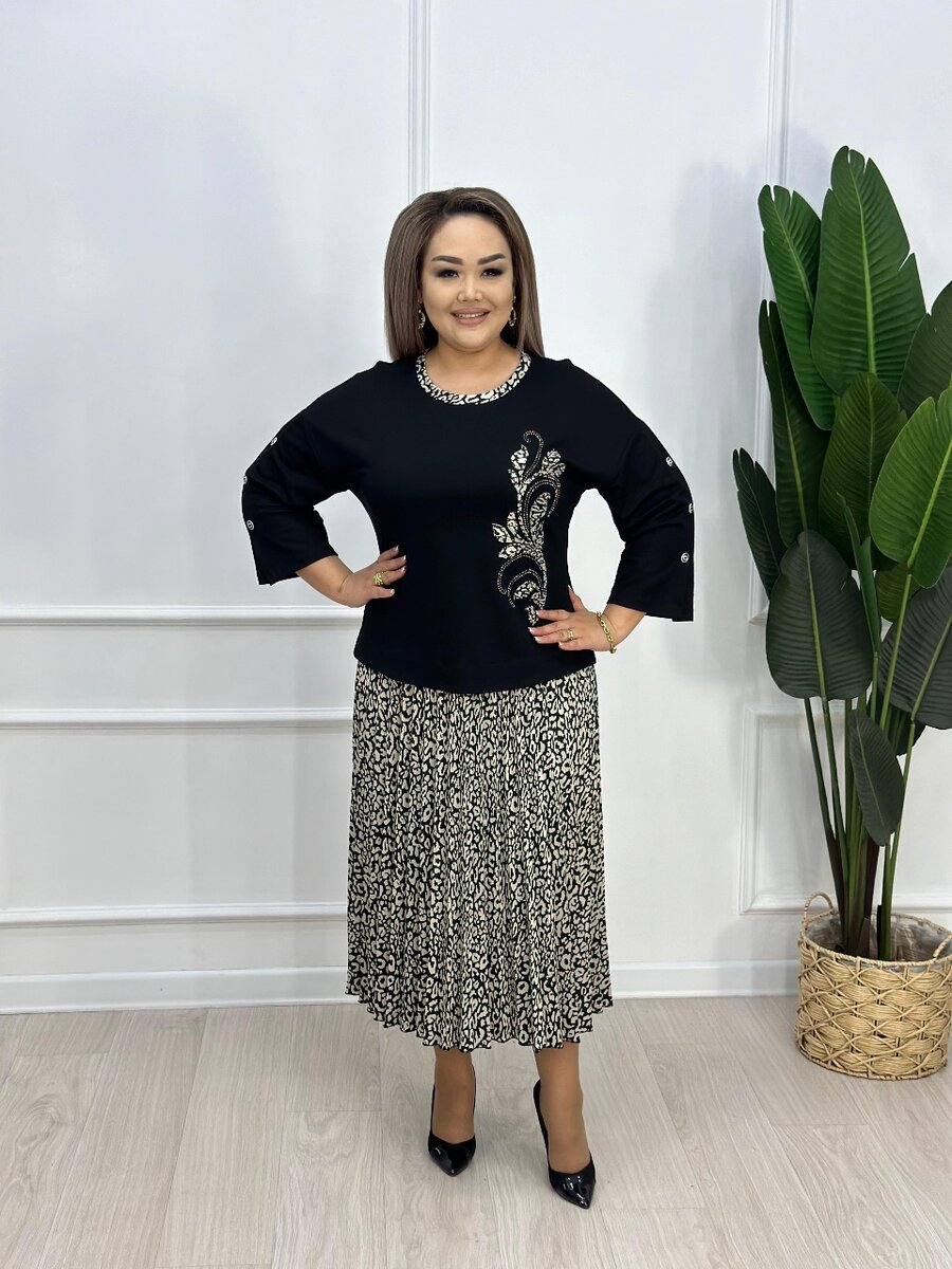 Женское платье для больших размеров