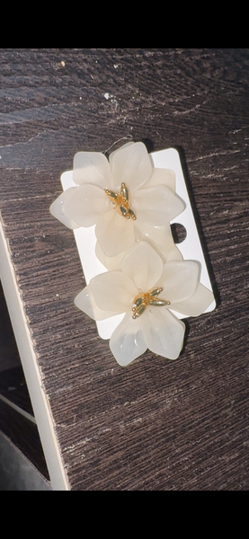 Boucles d'oreilles florales élégantes