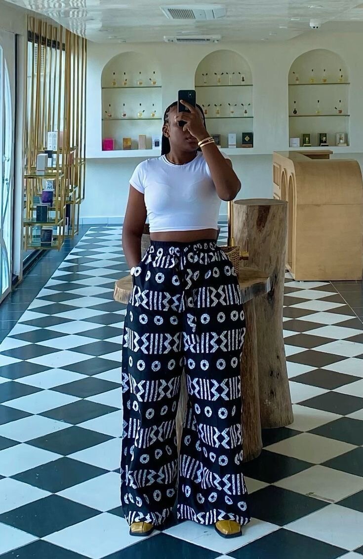 Pantalons larges bohèmes chic