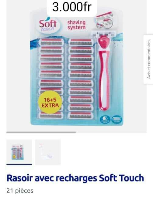 Rasoir Soft Touch 21 pièces