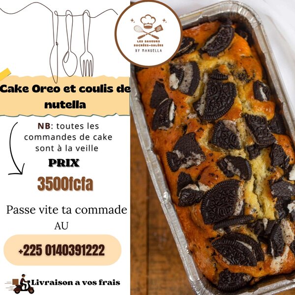 Délicieux Cake Oreo Nutella