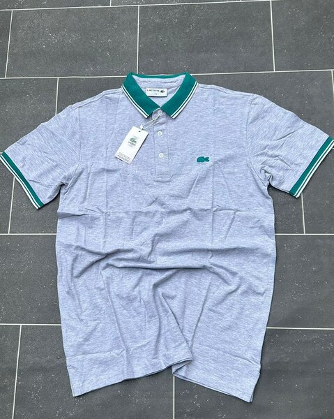 Polo homme premium gris