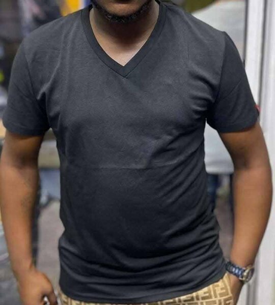 T-shirt en coton col V
