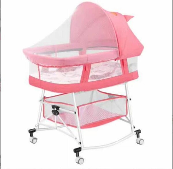 Baby Crib Bassinet with Wheels