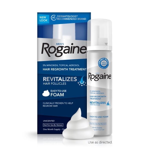 Rogaine minoxidil foam