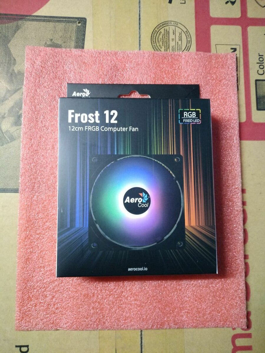 Кулер для корпуса AeroCool FROST 12 FRGB , ide-Molex + 3Pin,