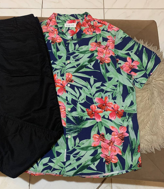tropical prints shirt