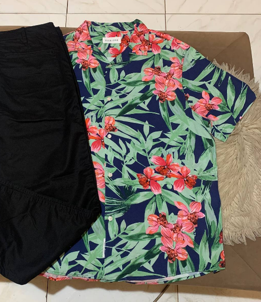tropical prints shirt