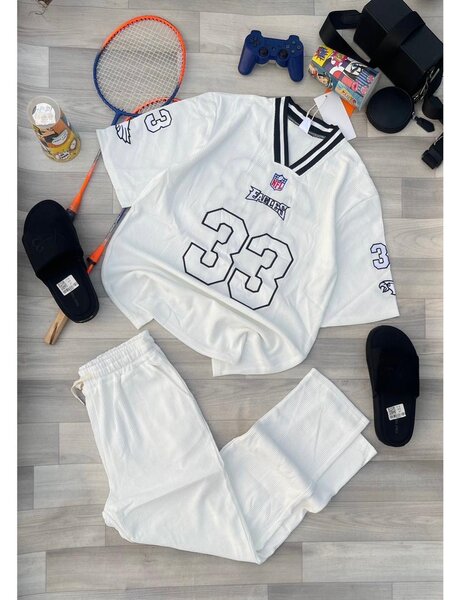 Ensemble de Sport Blanc Hommes