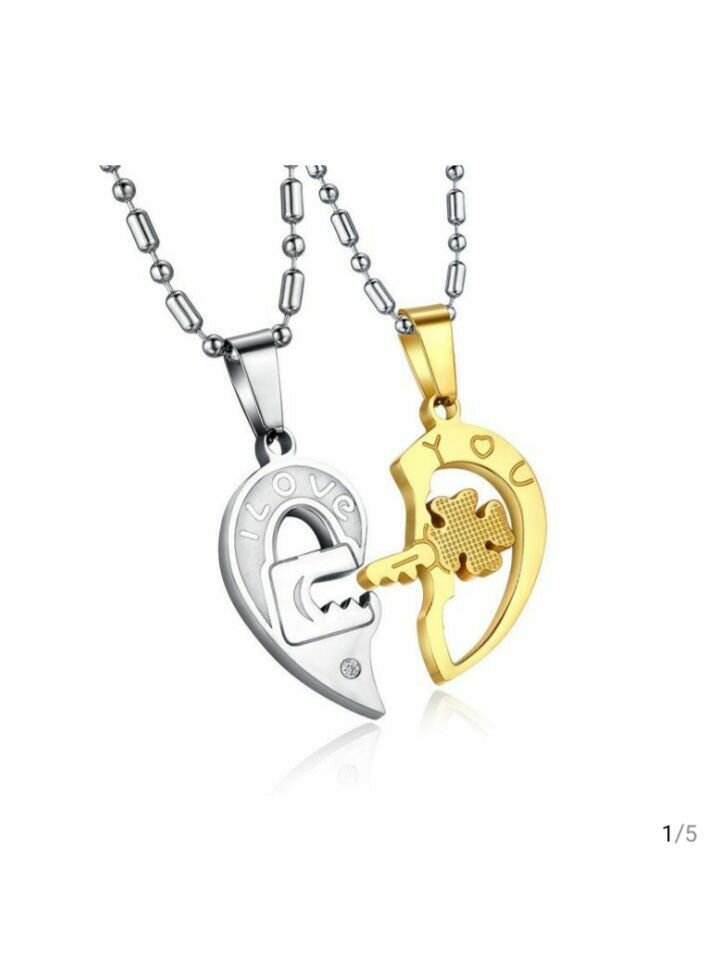 Chaîne couple bracelet couple