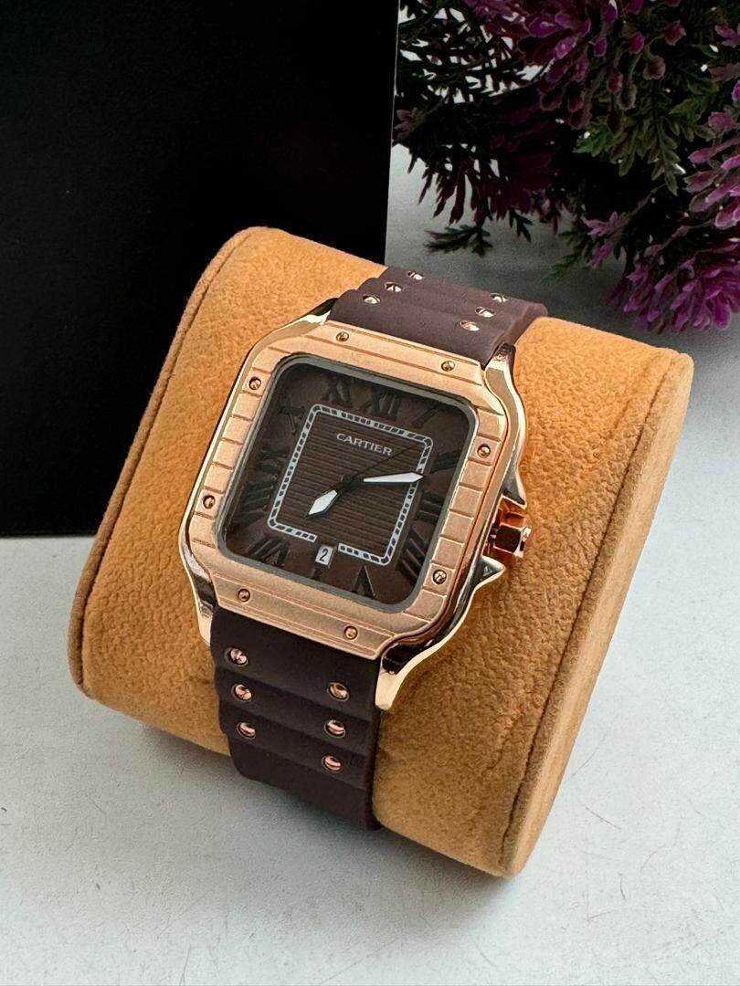 Cartier silicon strap watch