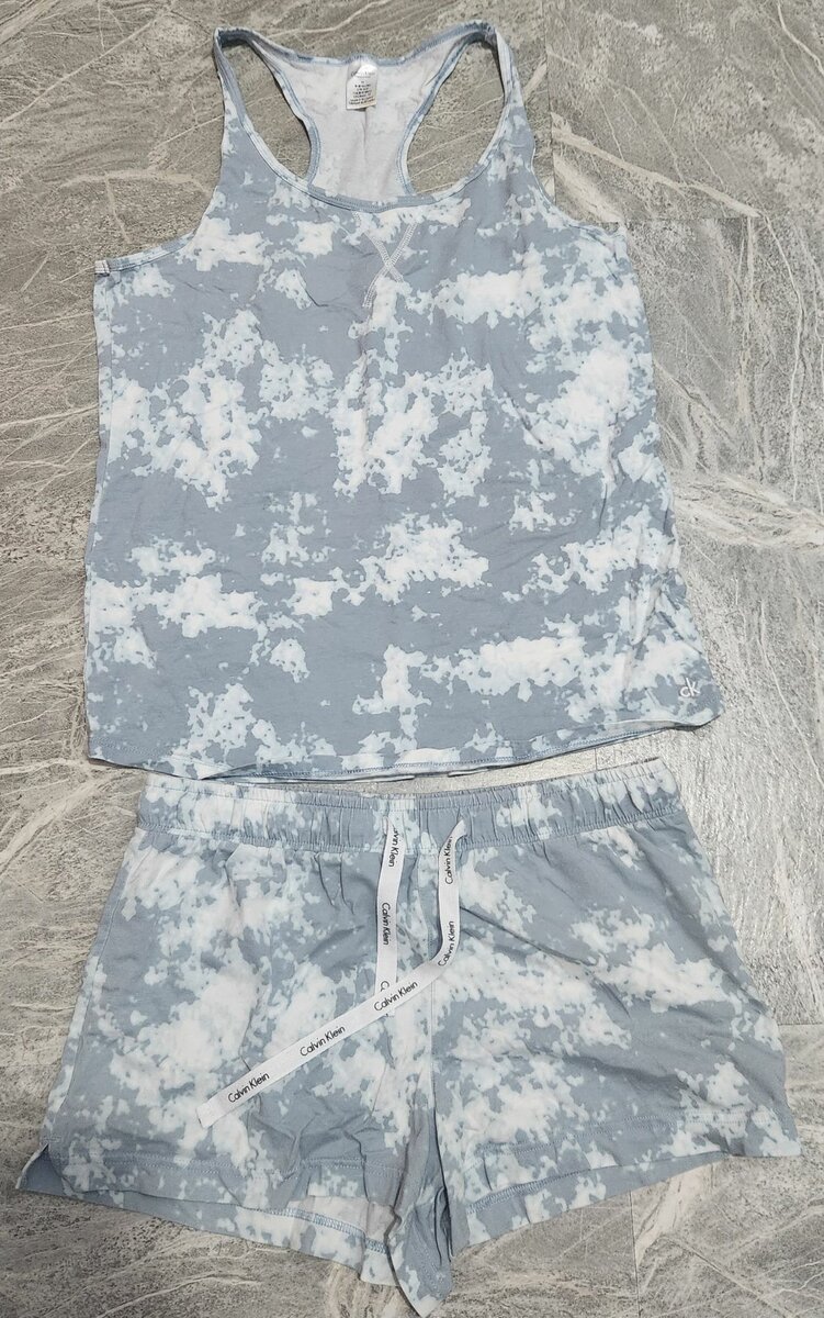 Calvin Klein Women's Cotton Tank Top and Short Pyjamas