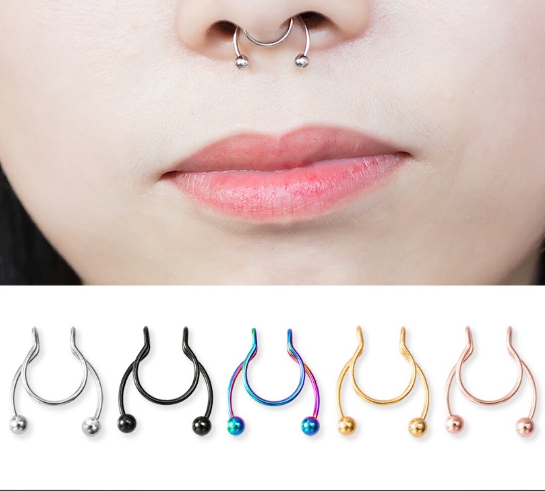 Magnetic nose ring