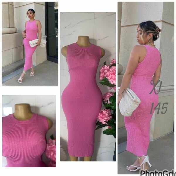 Beautiful and stylish women's dress pink